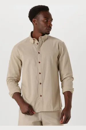 Anerkjendt Akleif L/s Cot/linen Shirt - met lange mouwen - Heren