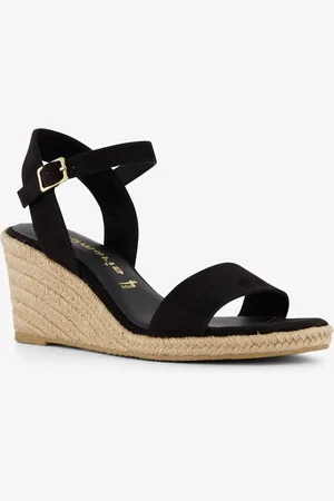 Tamaris Dames espadrilles met sleehak