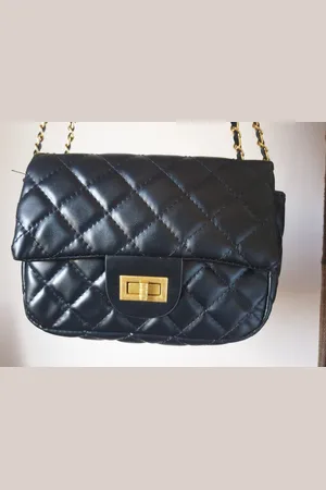 Yehwang PU leren tas gestikt - Mini Schoudertas - Zwart - Festival - Mini - Summer - Zomer - Klein