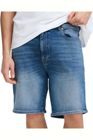 Solid Ryan Denim Short Heren