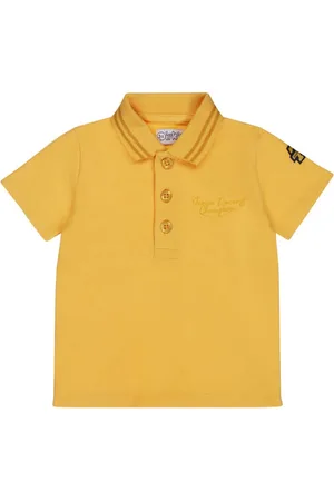 Dirkje Jongens polo ss-Geel