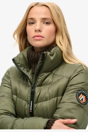 Superdry Fuji Quilt Padded Winterjas Dames
