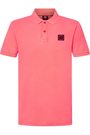 Petrol Industries Heren Klassieke Polo Zest - Roze