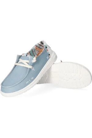 Hey dude Wendy Boho Dames Instappers Light Denim