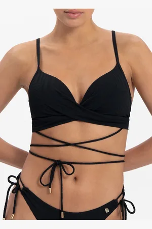 Beachlife Black Swirl Dames Bikinitopje