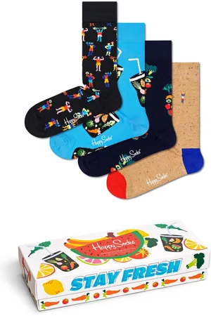 Happy Socks Unisex giftbox 4P sokken lifestyle multi