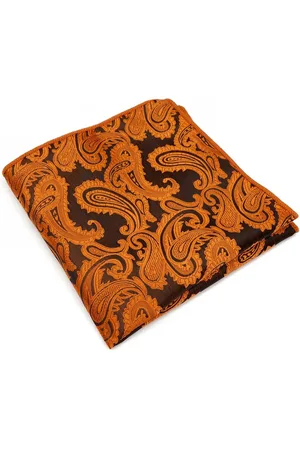 Sorprese Pochet Paisley - /Oranje - pochette - heren - model 11 - Cadeau