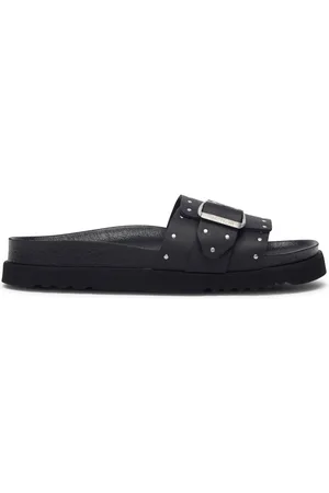 Scholl JOYCE LeaStu BLACK Dames Slippers -