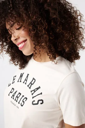 MS Mode T-shirt T-shirt met tekst