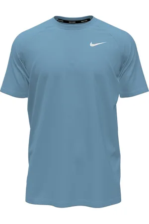Nike Swim Essential - Short sleeve hydroguard Heren Zwemshirt - Aquarius blue