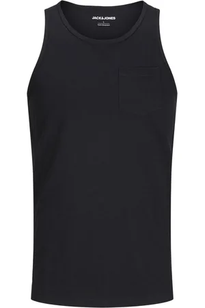 JACK & JONES JACK&JONES JJJAKE TAMPA POCKET SLUB TANKTOP Heren Tanktop