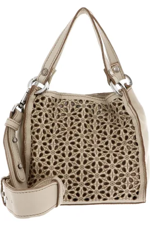 Caterina Lucchi Leren Handtas Schoudertas Modena Anna Shopping Bag