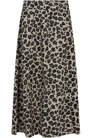 Freequent Rok Fqlavisco Skirt 205832 Sand Melange W. Black Dames