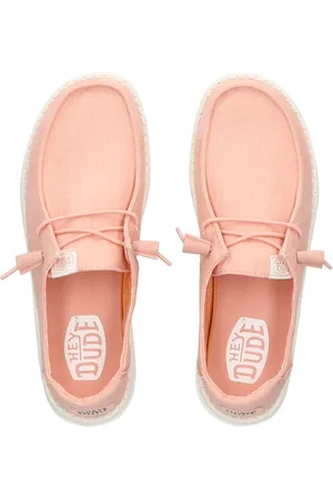 Hey dude Wendy Canvas Dames Instappers Pink