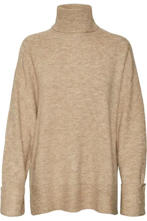 VERO MODA VMJUPITER LS HIGHNECK PULLOVER BF - Dames - Gebreide truien