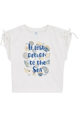WE Fashion Meisjes top met pailletten-opdruk