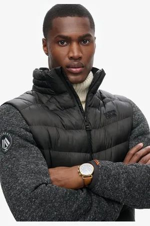 Superdry STORM KNIT HYBRID PADDED JKT Heren Jas