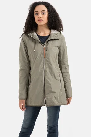 Camel Active Lange windbreaker gemaakt van gerecycled polyester