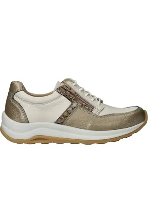 Wolky Dames Veterschoenen Comrie Torello Offwihite-gold