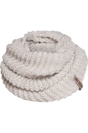 Knit Factory Alex Gebreide Colsjaal - Ronde Sjaal - Grof gebreid - Warme Wintersjaal - Nekwarmer - Wollen Sjaal - colsjaal - Dames sjaal - Heren sjaal - Unisex - - One Size