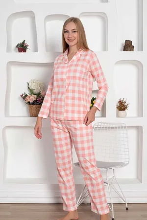 Merkloos Miss Merveille - Dames Pyjama Set - Katoen - - XL
