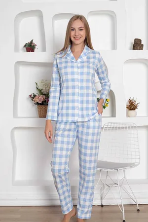 Merkloos Miss Merveille - Dames Pyjama Set - 100% Katoen - - M