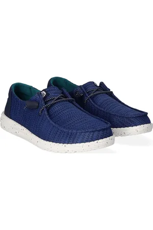 Hey dude Wendy Sport Mesh Dames Instappers Navy/White