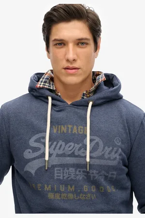 Superdry Klassieke Vintage Logo Heritage hoodie - Heren - Hoodies