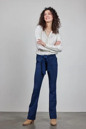 DIDI Dames Travel pants Flying in dark blue maat 42