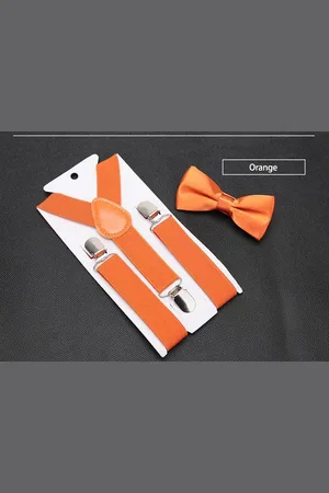 Merkloos Kinder Bretel met Vlinderstrik | Dandy Vlinderstrik | Feestelijke Kinderoutfit | Stoere Bretel met Strik