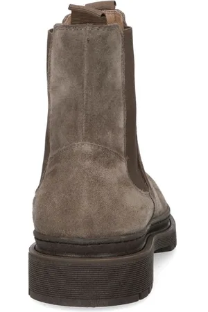 Manfield Heren - suède chelsea boots