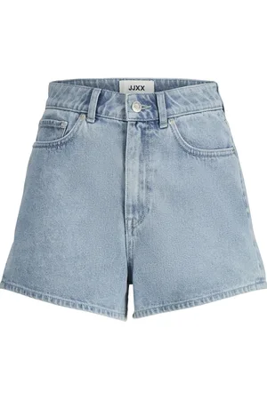 JJXX Broek Jxnany Mini Hw Denim Shorts Dnm Sn 12250116 Light Blue Denim Dames