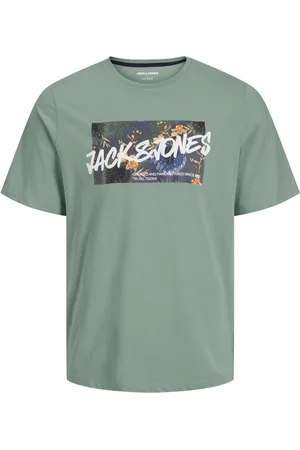 JACK & JONES JACK&JONES JJHAWAII SHAPE TEE SS CREW NECK LN Heren T-shirt
