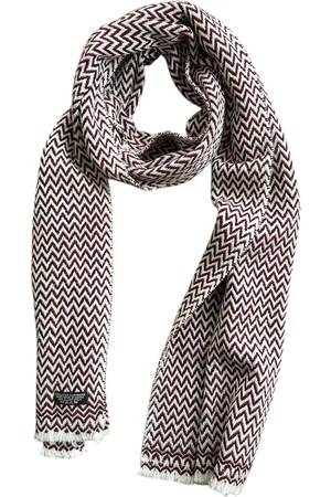 Merkloos Sjaal - pashmina - cashmere - kasjmier - Nepal - unisex - rood - 154x32 cm - Nm4