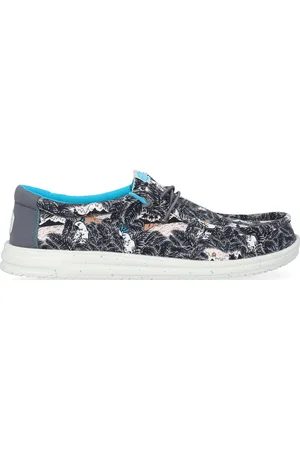 Hey dude Wally H2O Heren Instappers Tropical Black/Tropical