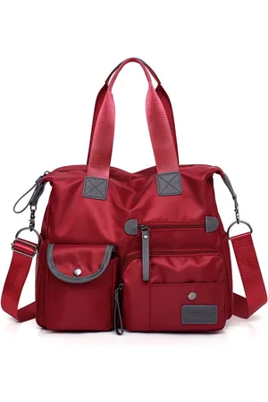 Merkloos Grote handtas voor dames - Casual nylon schoudertas