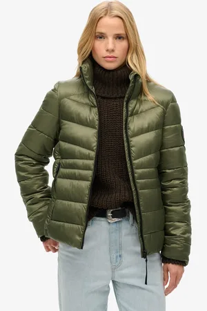 Superdry Fuji Quilt Padded Winterjas Dames