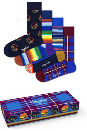 Happy Socks Navy socks gift set - Unisex