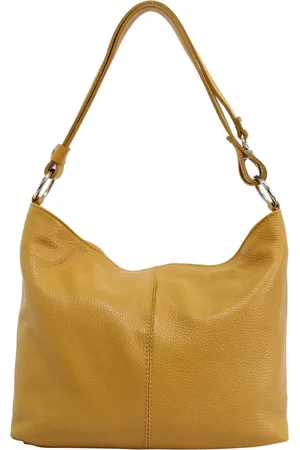 AmbraModa GL005 - Dames lederen handtas schoudertas crossbodytas hobo tas