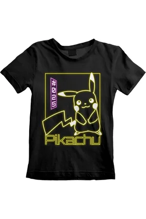 Pokemon Kids - Pikachu Neon T-shirt 104 Jongens & meisjes