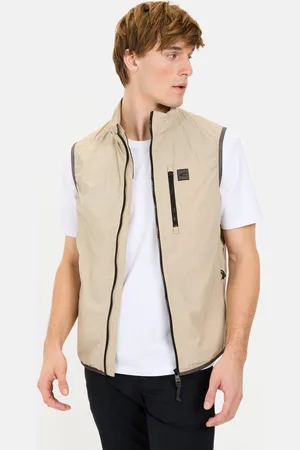 Camel Active Outdoor bodywarmer met opstaande kraag