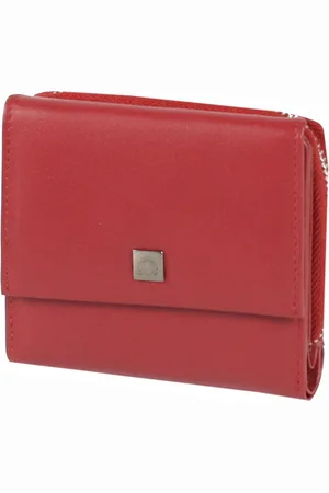 Greenburry Sponsachtig portefeuille leer 10,5 cm