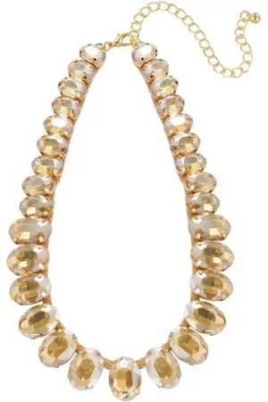 Yehwang Ketting grote ovalen kralen