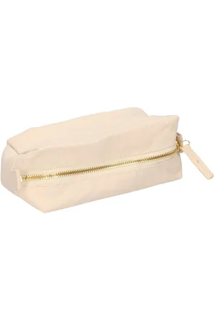 Westford Mill Toilettas / make-uptas - naturel - klein - 17 x 9 cm - canvas