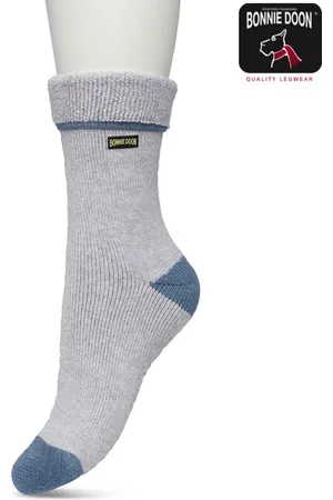 Bonnie Doon Huissokken met Anti-Slip voor Kinderen Licht Grijs maat 25/38 - Warme Slofsokken Kids - Badstof Binnenzijde - Zeer Zachte Winter Sokken - Thuis Sokken - Home Socks - Niet knellend - Gladde naden - Katoen - - BP223501.11