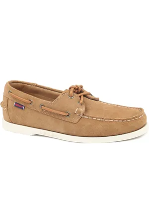 SEBAGO Docksides Portland Flesh Out Brown-Cognac