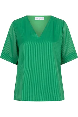 lofty manner T-shirt Blouse Iggy Qd03 1 450 Green Dames