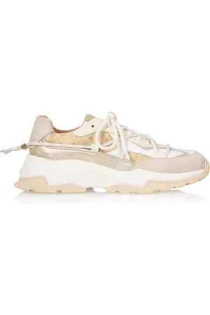DWRS Dames Sneakers Bonney Snake Sand/champagne
