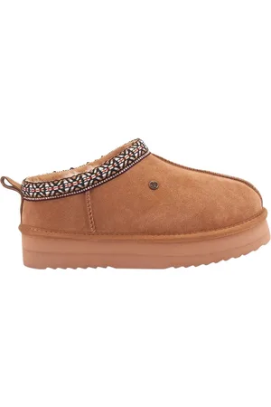 Warmbat Kynuna Plateau Tape Pantoffels Dames