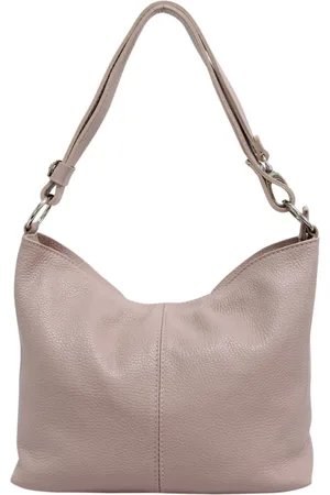AmbraModa Dames lederen handtas schoudertas hobo tas GL005